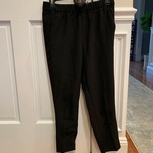 Banana Republic black pull on cropped pants size XS